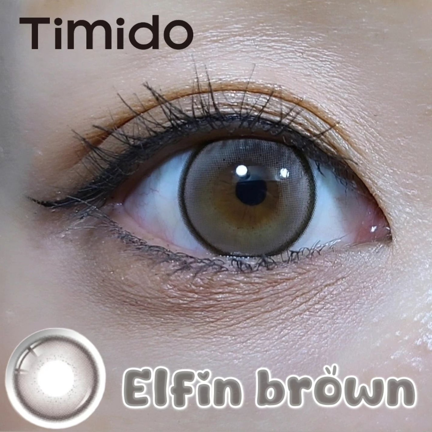 ティミド ワンデー/Timido(ティミド)/ワンデー(1DAY)カラコンを使ったクチコミ(1枚目)