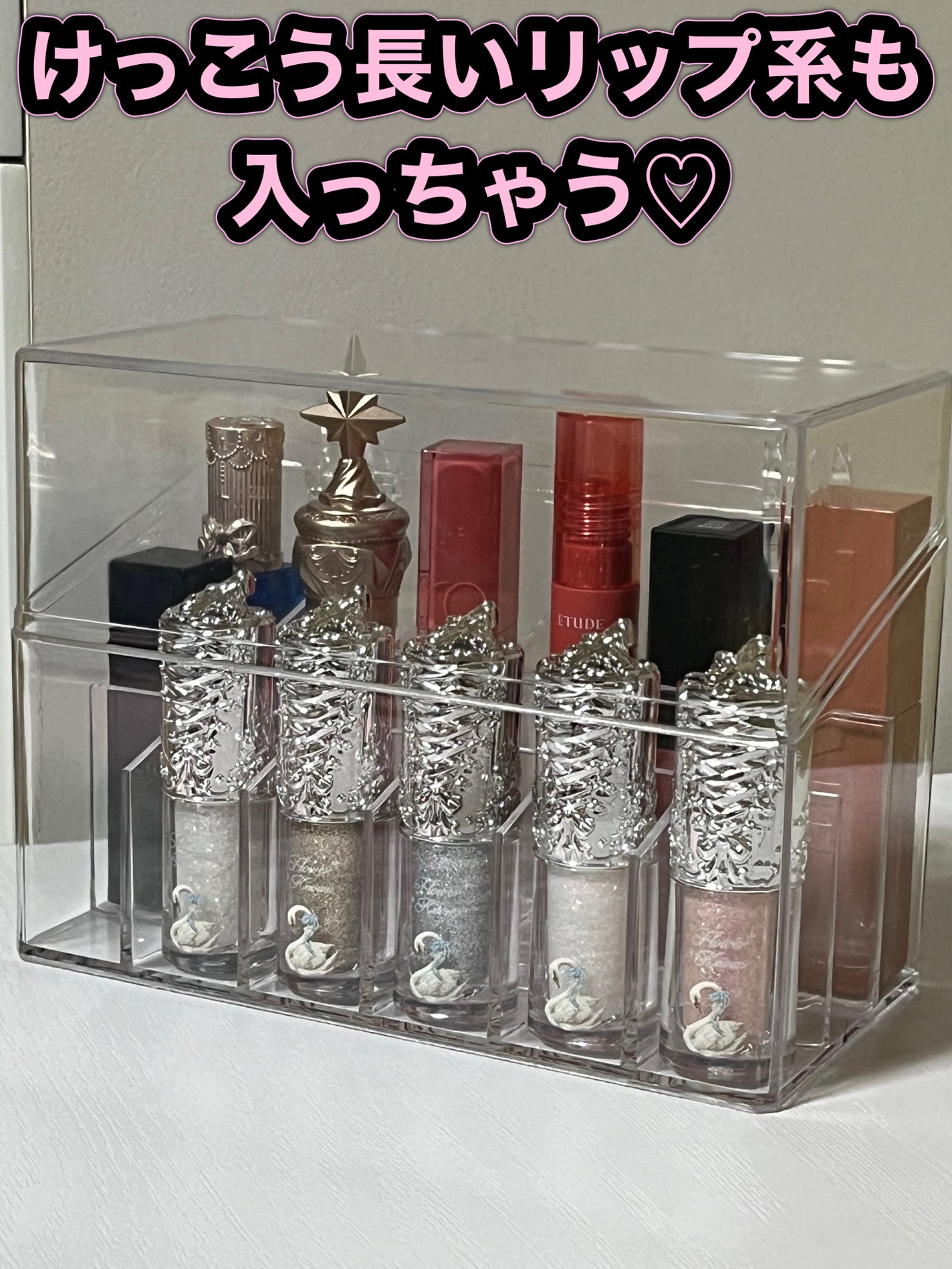 透明収納ケース(フタ付、A)/DAISO/その他を使ったクチコミ(9枚目)