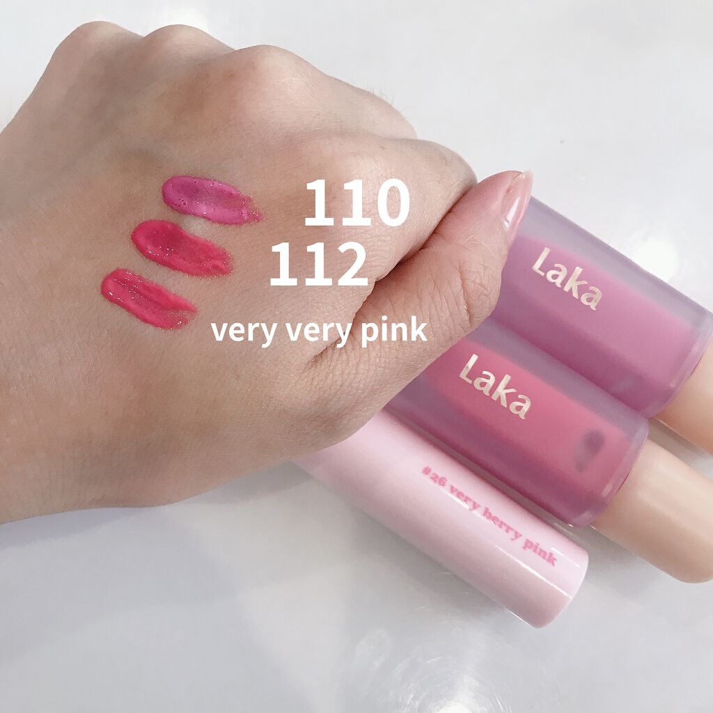 ジューシーラスティングティント/rom&nd/リップティントを使ったクチコミ（2枚目）