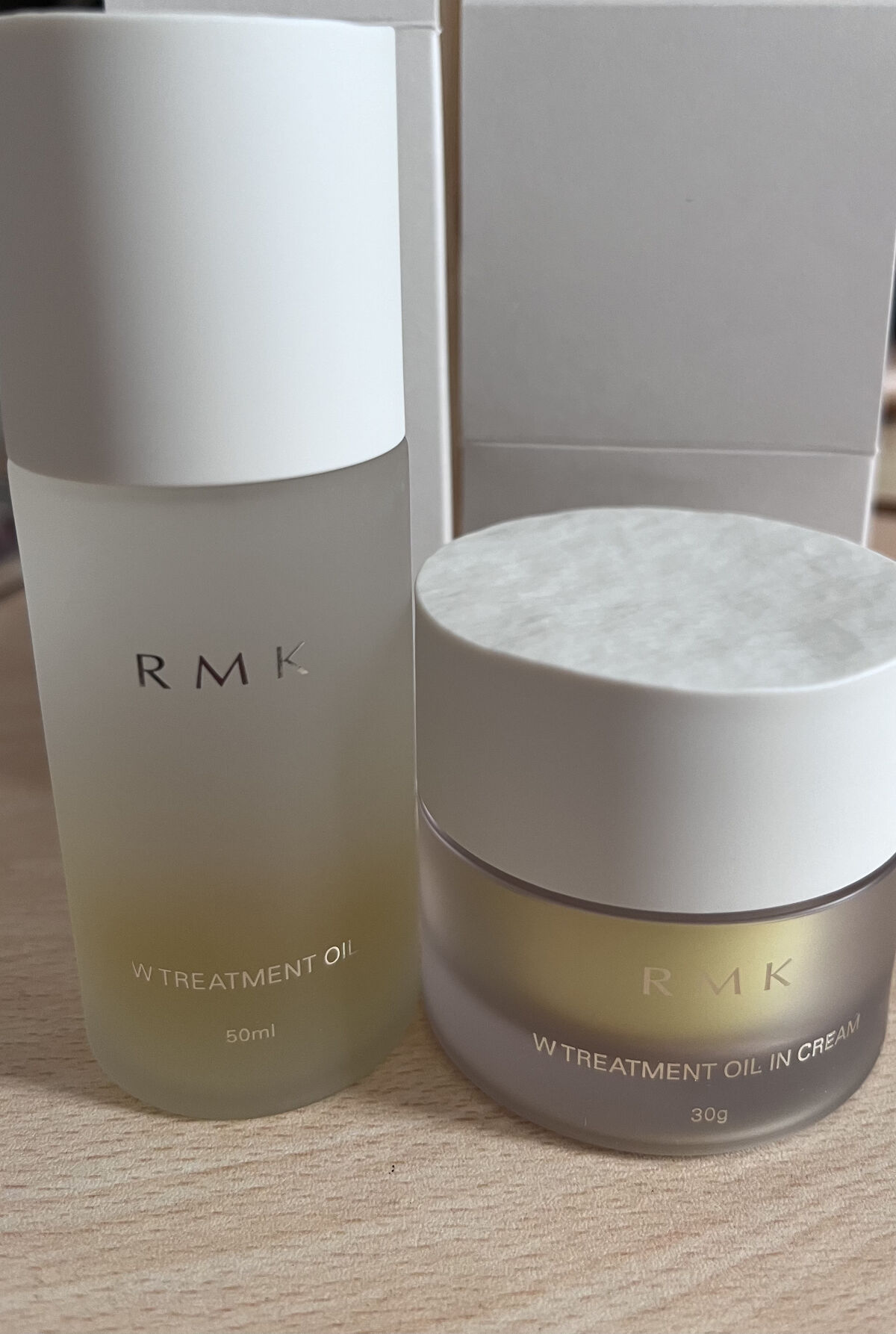 Wトリートメント オイルインクリーム/RMK/フェイスクリームを使ったクチコミ（3枚目）