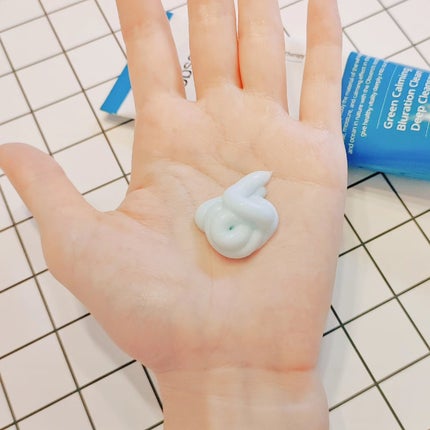 グリーンカーミングブルーレーションクリーンディープクレンザー/obsero/洗顔フォームを使ったクチコミ(3枚目)