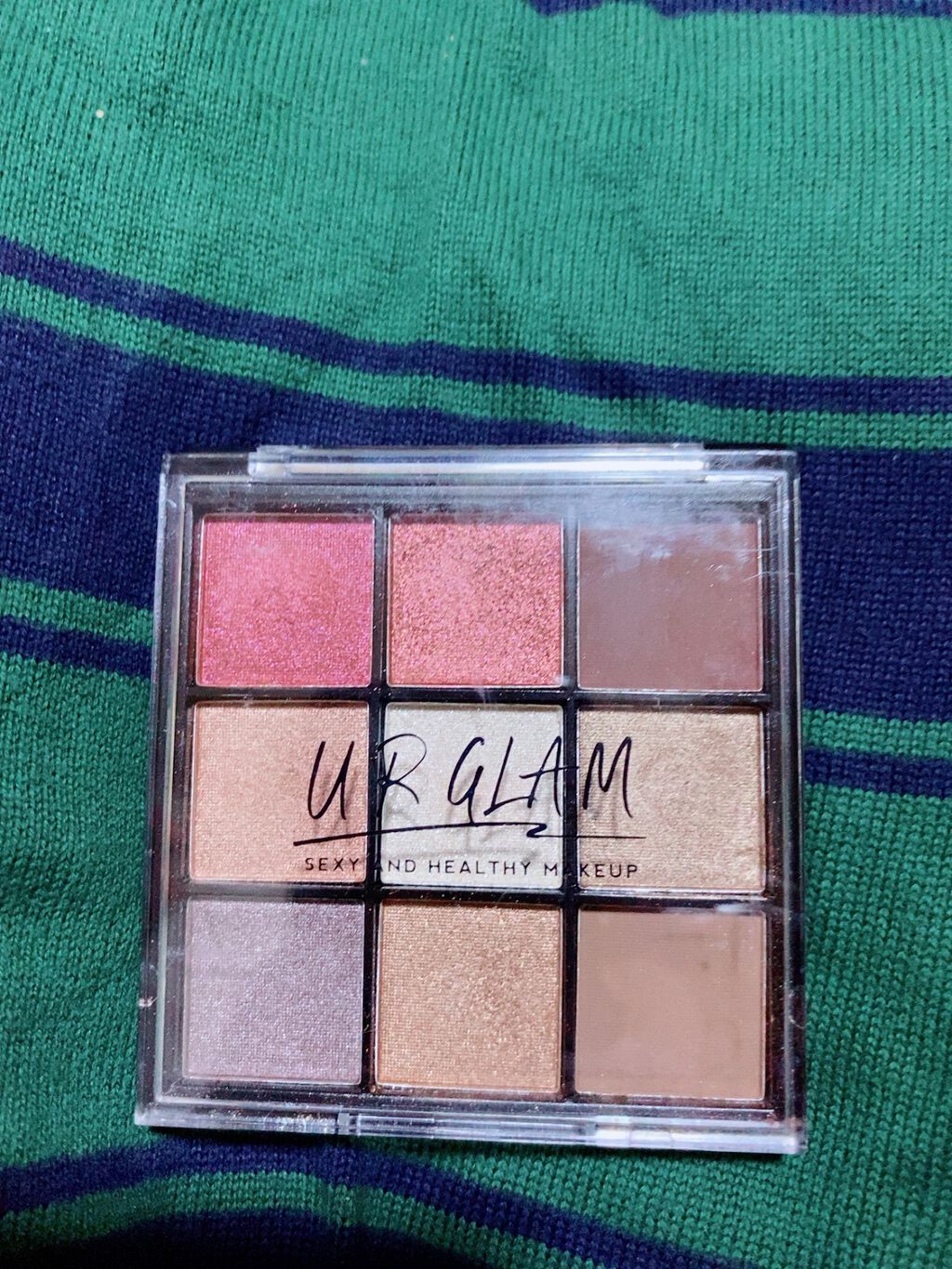 UR GLAM　BLOOMING EYE COLOR PALETTE/U R GLAM/アイシャドウパレットを使ったクチコミ（1枚目）