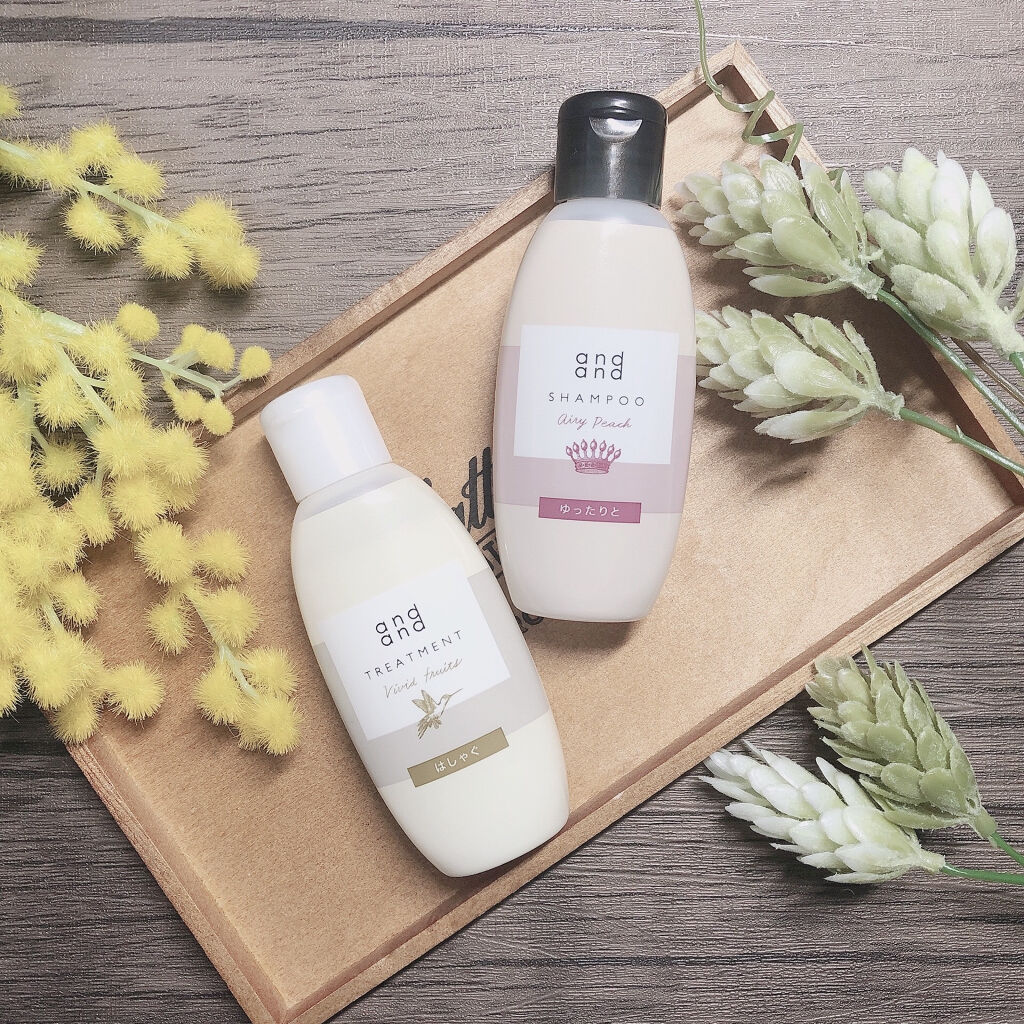 ゆったりと エアリーピーチの香り シャンプー/and and/市販シャンプーを使ったクチコミ（1枚目）