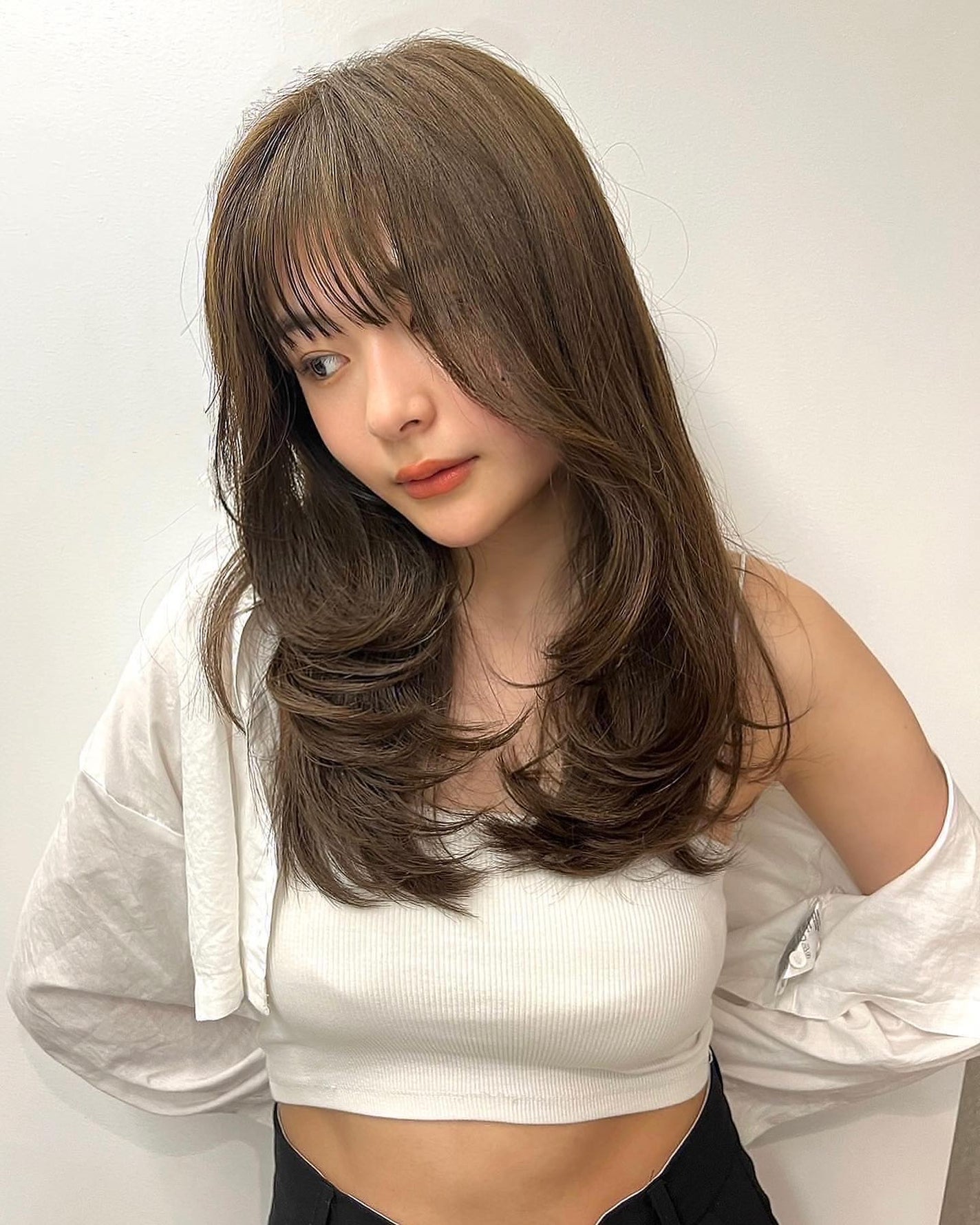 HARUNA on LIPS 「ふわっとワンカールで可愛いレイヤーカットです!❤️顔周りも、丁..」(3枚目)