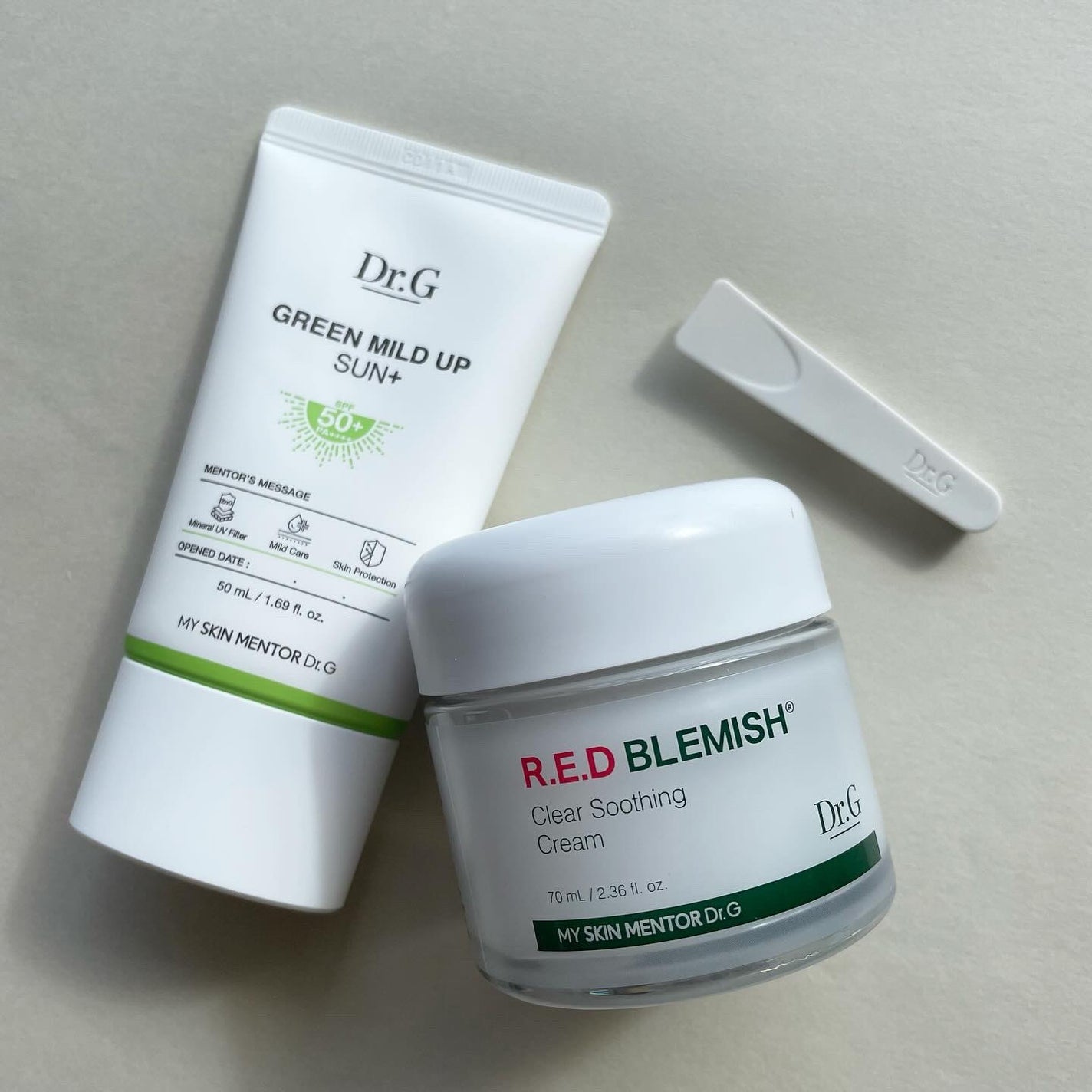 グリーンマイルドアップサンプラス/Dr.G/日焼け止めクリームを使ったクチコミ(1枚目)