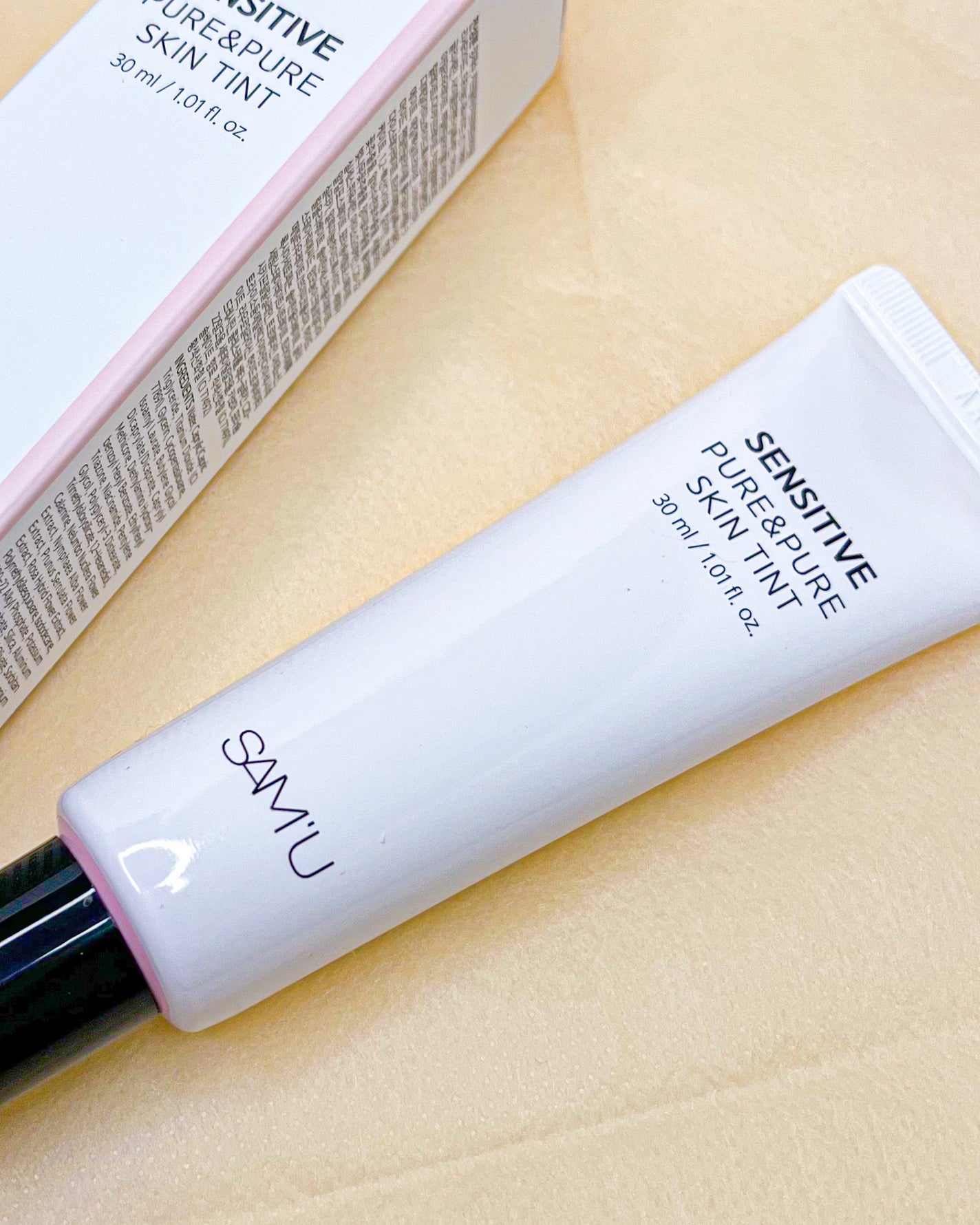 センシティブピュア&ピュアスキンティント/SAM'U/化粧下地を使ったクチコミ(5枚目)