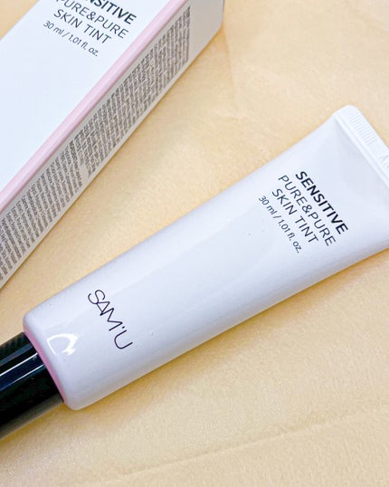 センシティブピュア&ピュアスキンティント/SAM'U/化粧下地を使ったクチコミ(5枚目)