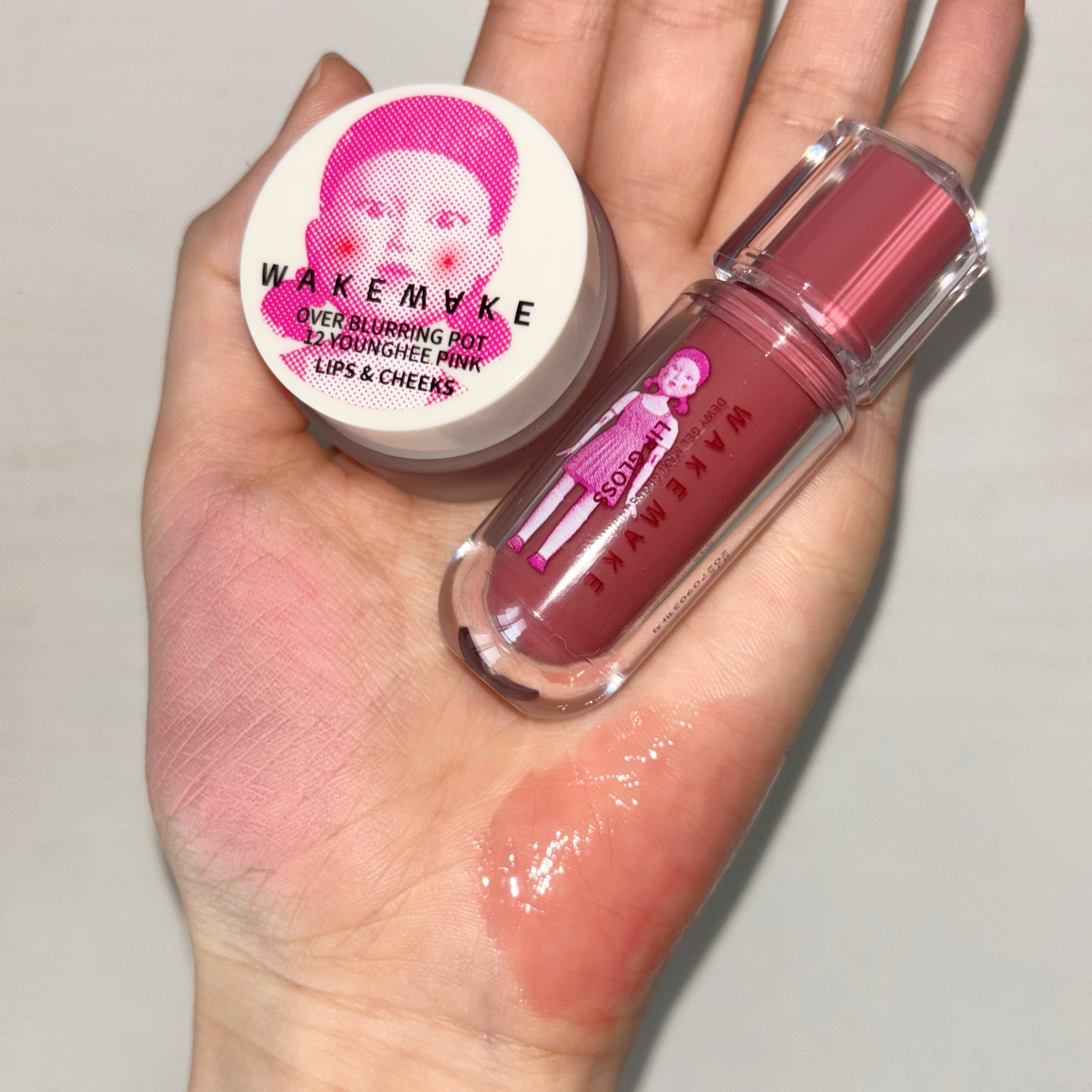 デュイジェルマキシグロス/wakemake/リップグロスを使ったクチコミ（2枚目）