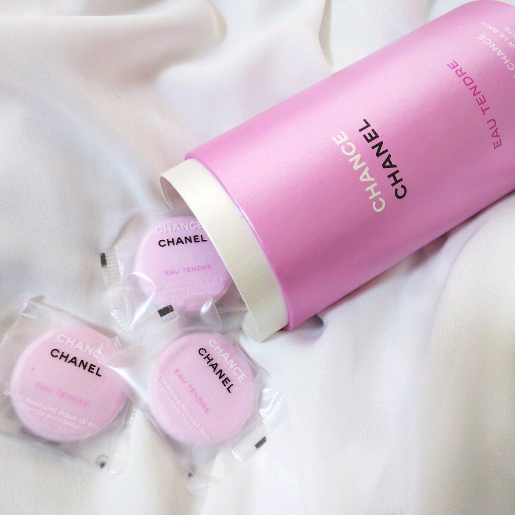 チャンス オー タンドゥル バス タブレット/CHANEL/保湿系入浴剤を使ったクチコミ(4枚目)