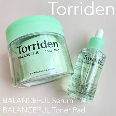 Torriden バランスフル シカトナーパッドのクチコミ「Torridenの敏感な肌でも使えるバランスフルシリーズのトナーパッドとセラムをいただきました.....」（1枚目）