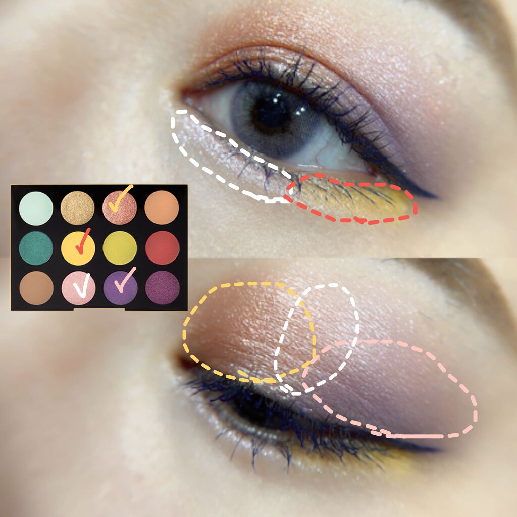 スモール アイシャドウ × 12 (ボタニック パニック)/M・A・C/アイシャドウパレットを使ったクチコミ（2枚目）