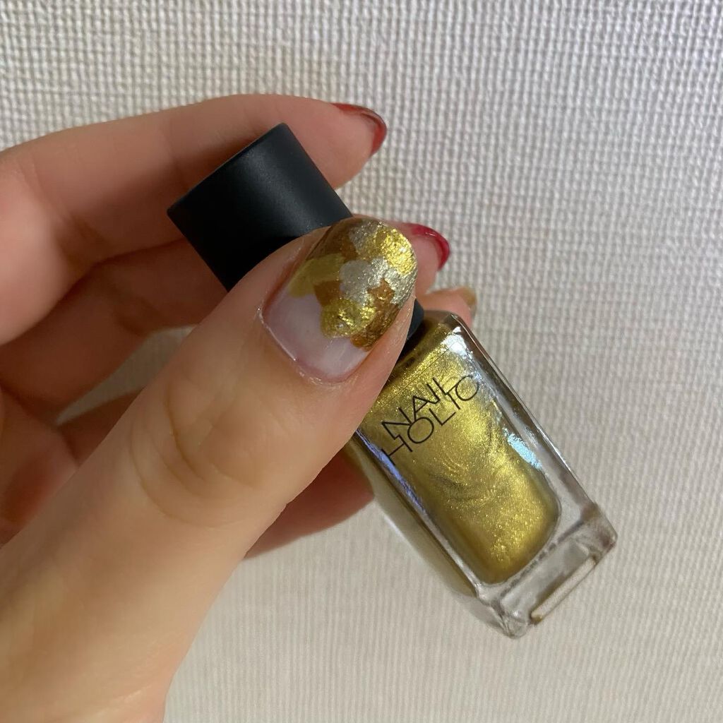 フレンドネイル(リニューアル品)	 2-3(33079)スタンダードレッド/DAISO/マニキュアを使ったクチコミ（2枚目）