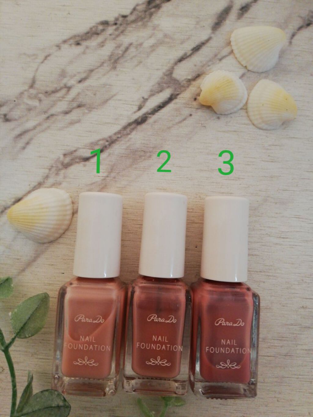 ネイルファンデーション/パラドゥ/マニキュアを使ったクチコミ（2枚目）