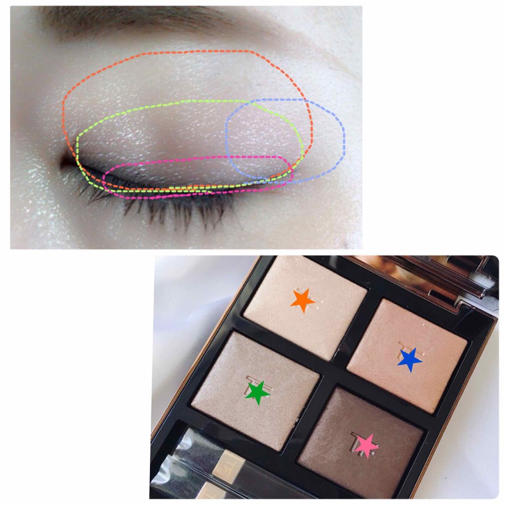 アイ カラー クォード/TOM FORD BEAUTY/アイシャドウパレットを使ったクチコミ（2枚目）