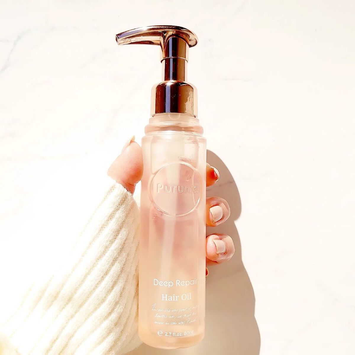 プルント ディープリペア美容液ヘアオイル/Purunt./ヘアオイルを使ったクチコミ（3枚目）