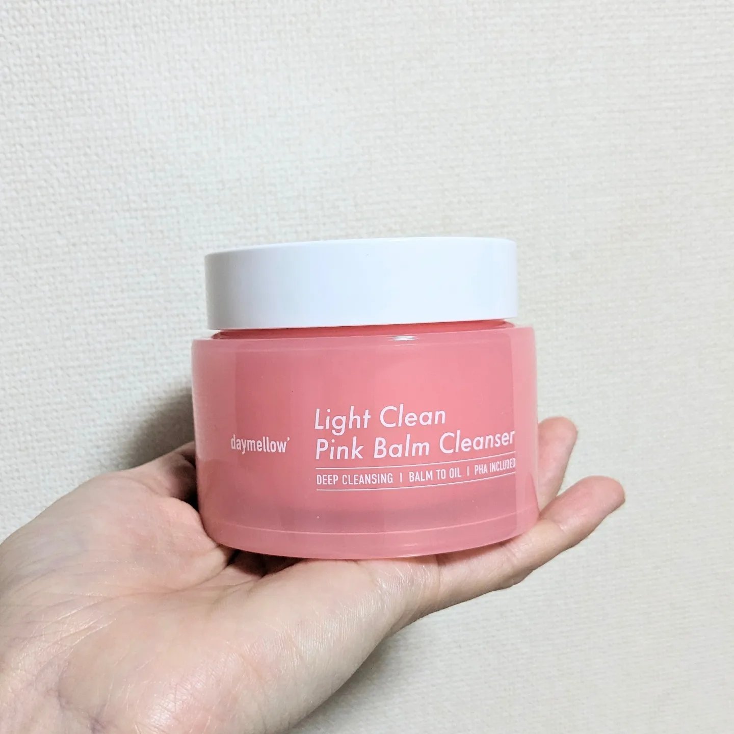 ライトクリーンピンクバームクレンザー/daymellow’/クレンジングクリームを使ったクチコミ（2枚目）