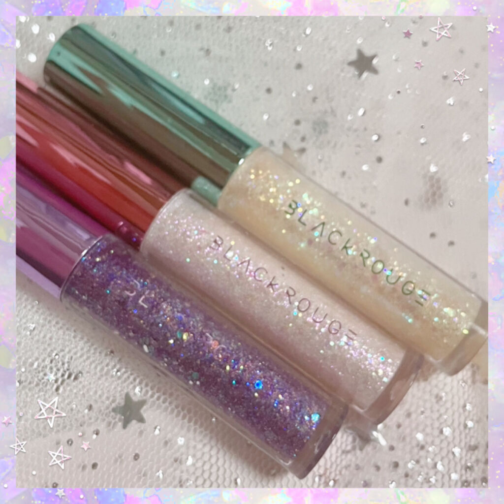 パールブリーアイグリッター/BLACK ROUGE/グリッターを使ったクチコミ（3枚目）