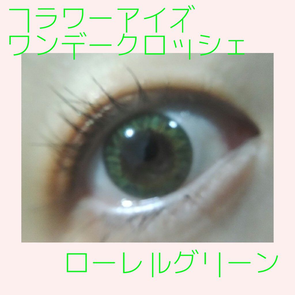 フラワーアイズ ワンデー クロッシェ/株式会社ビューフロンティア/ワンデー（１DAY）カラコンを使ったクチコミ（1枚目）