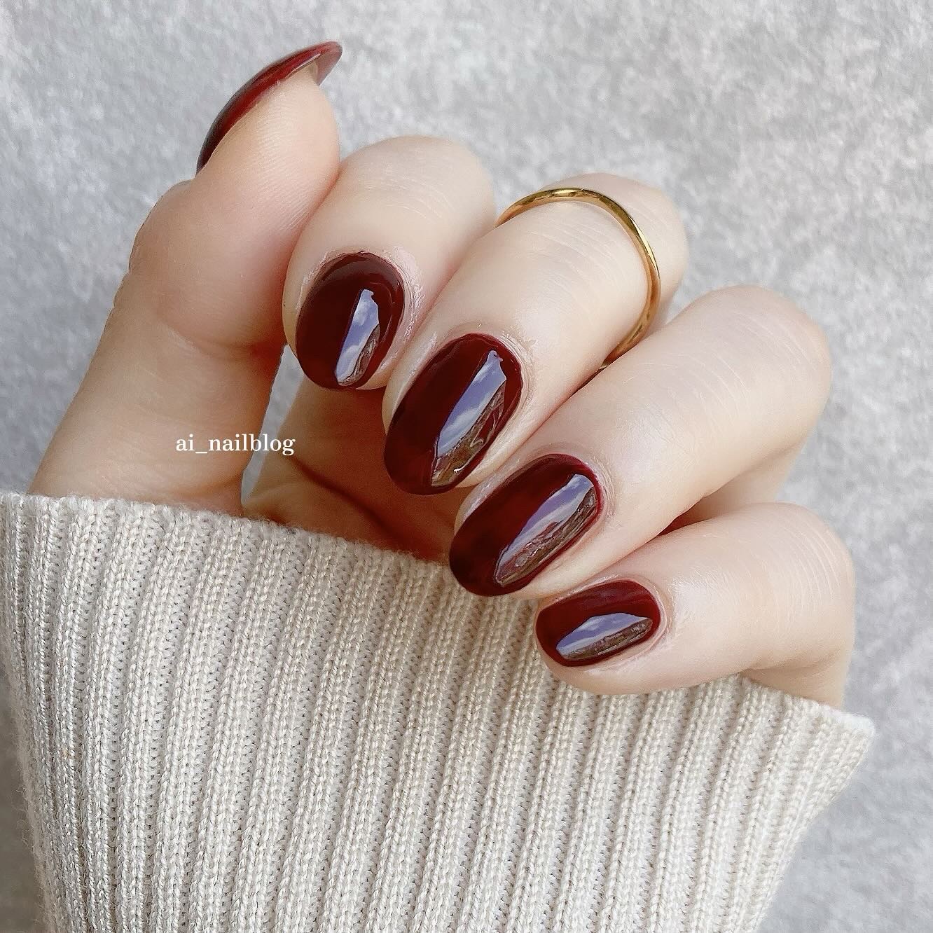 NUMBER POLISH　 01 The Red/D-UP/マニキュアを使ったクチコミ（2枚目）