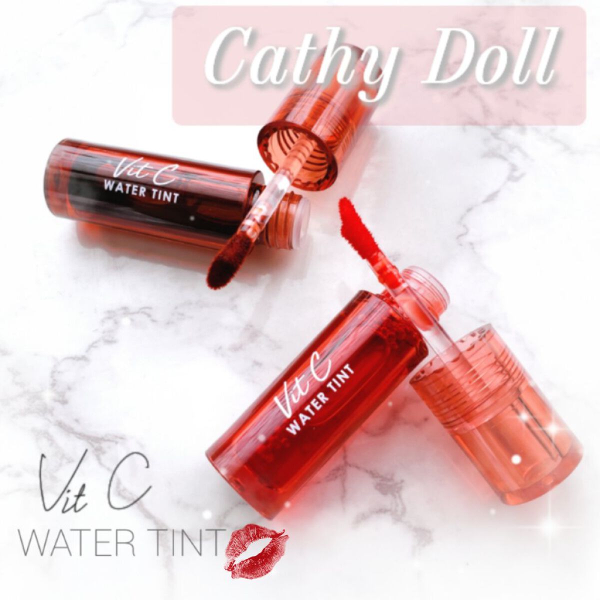 Vit C ウォーターティント/CathyDoll/リップティントを使ったクチコミ(1枚目)