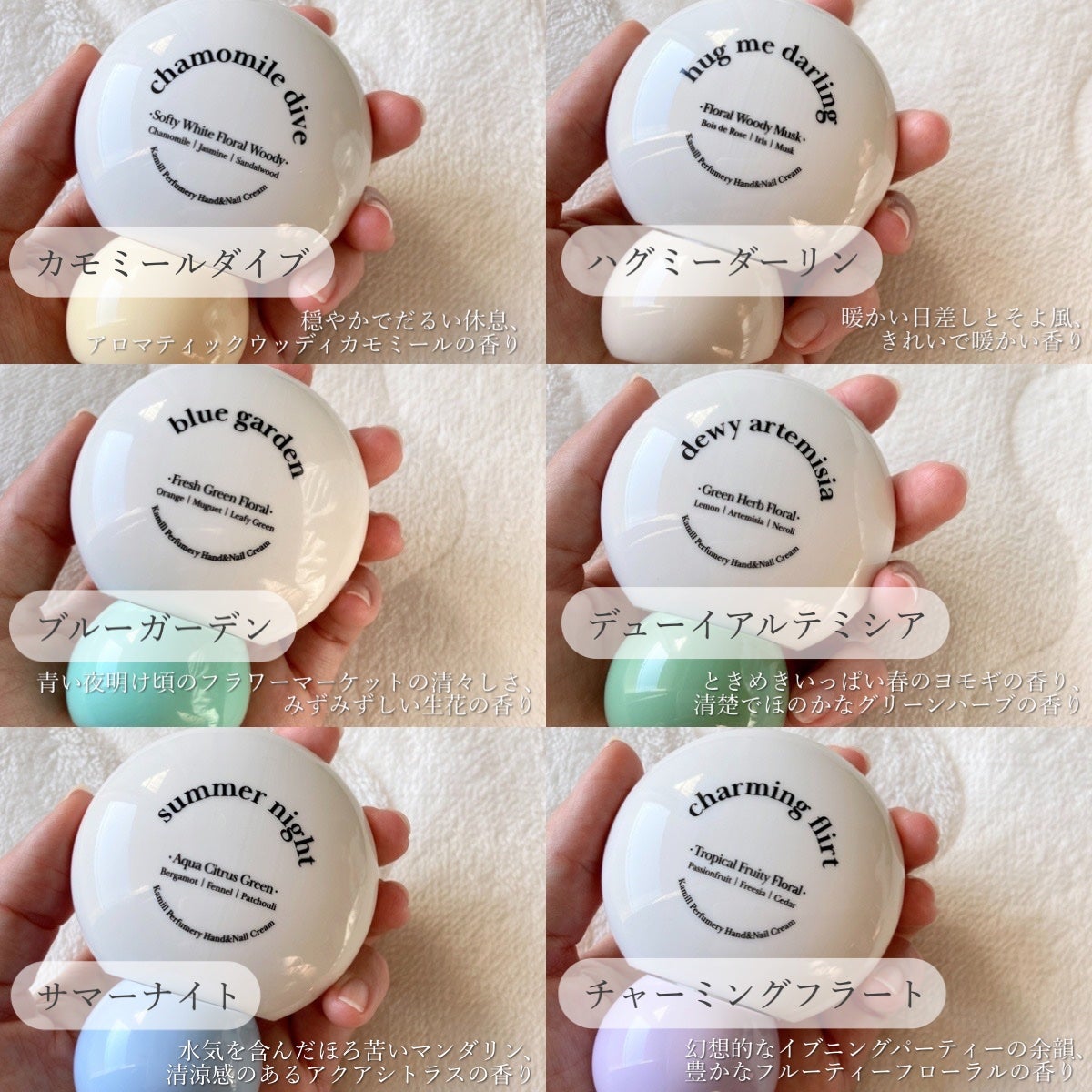 パフューマリー ハンド&ネイルクリーム デューイアルテミシア 50ml/カミール/ハンドクリームを使ったクチコミ(4枚目)