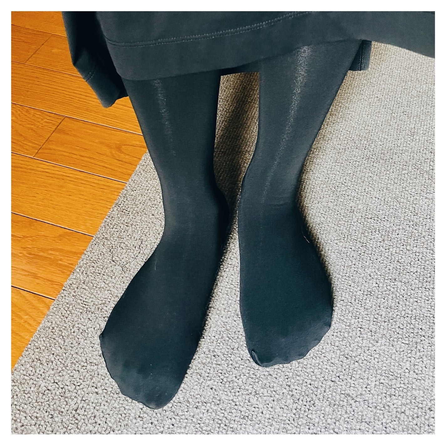 スリムウォーク 美脚あったかタイツ なめらかタッチ/SLIMWALK/着圧ソックス・レギンスを使ったクチコミ(5枚目)