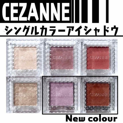 シングルカラーアイシャドウ/CEZANNE/単色アイシャドウを使ったクチコミ(1枚目)