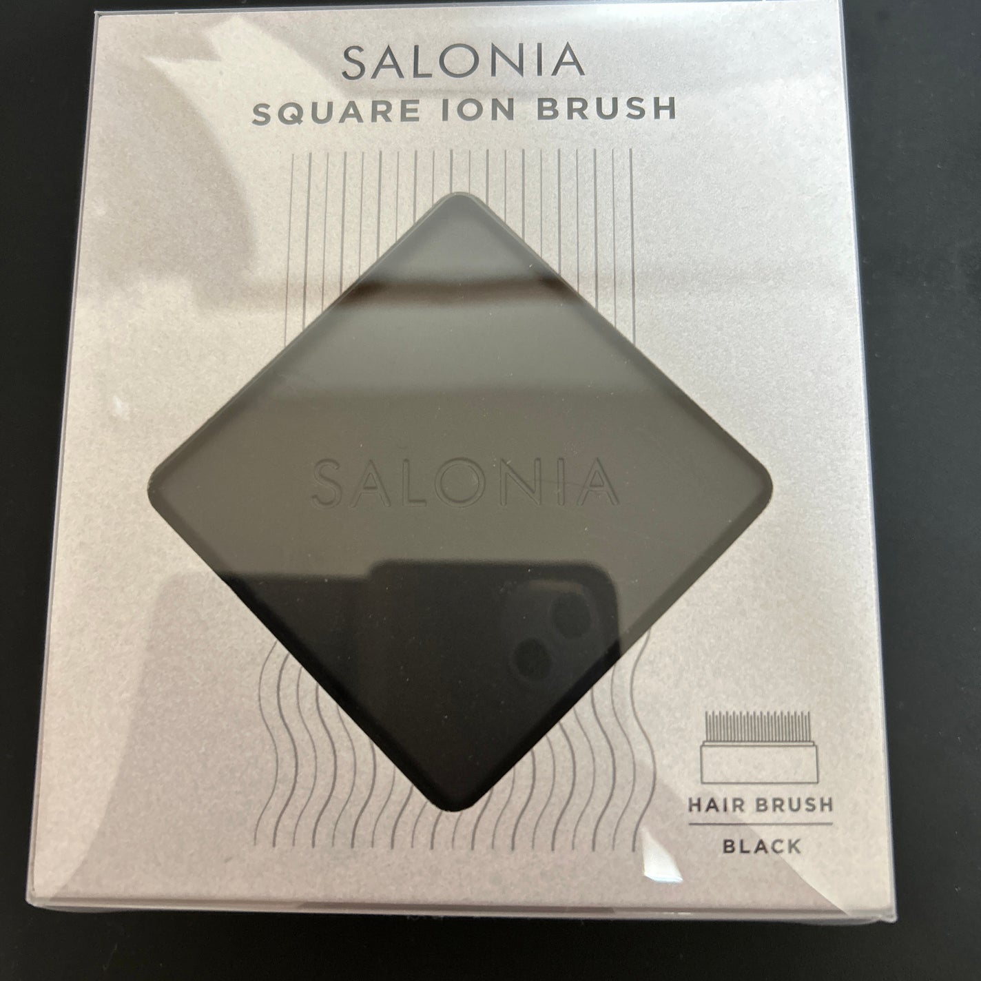スクエアイオンブラシ/SALONIA/ヘアブラシを使ったクチコミ(1枚目)
