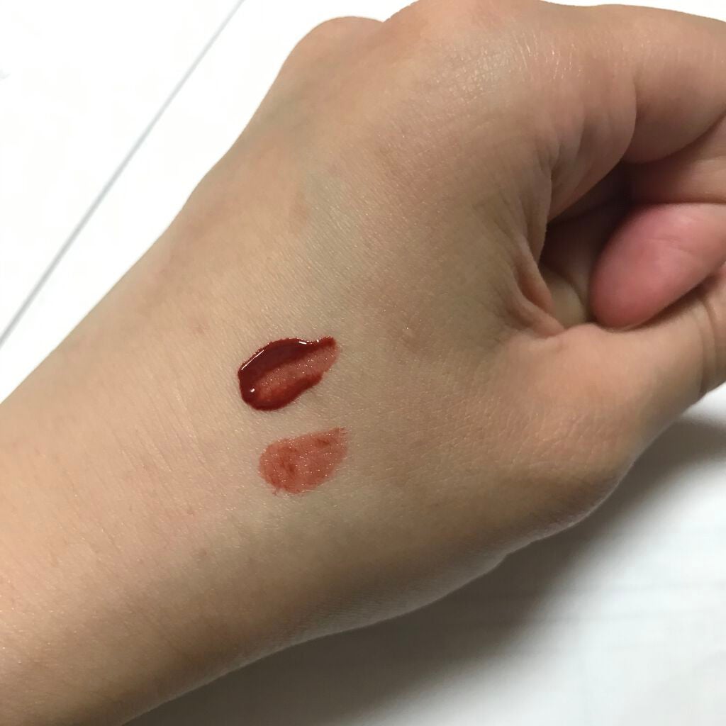 ジューシーラスティングティント/rom&nd/リップティントを使ったクチコミ(2枚目)