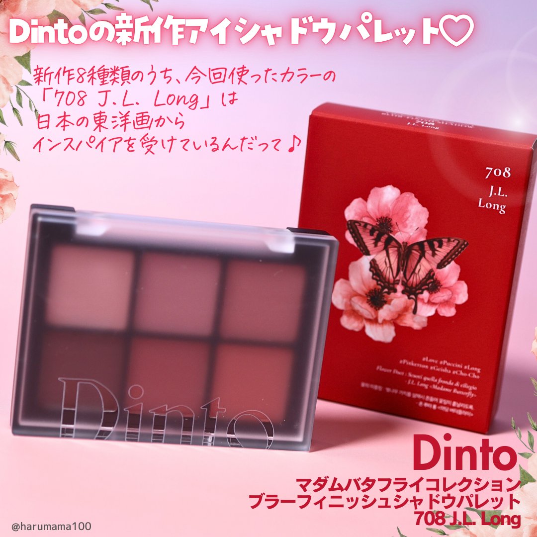 ブラーフィニシュシャドウパレット/Dinto/アイシャドウパレットを使ったクチコミ（2枚目）
