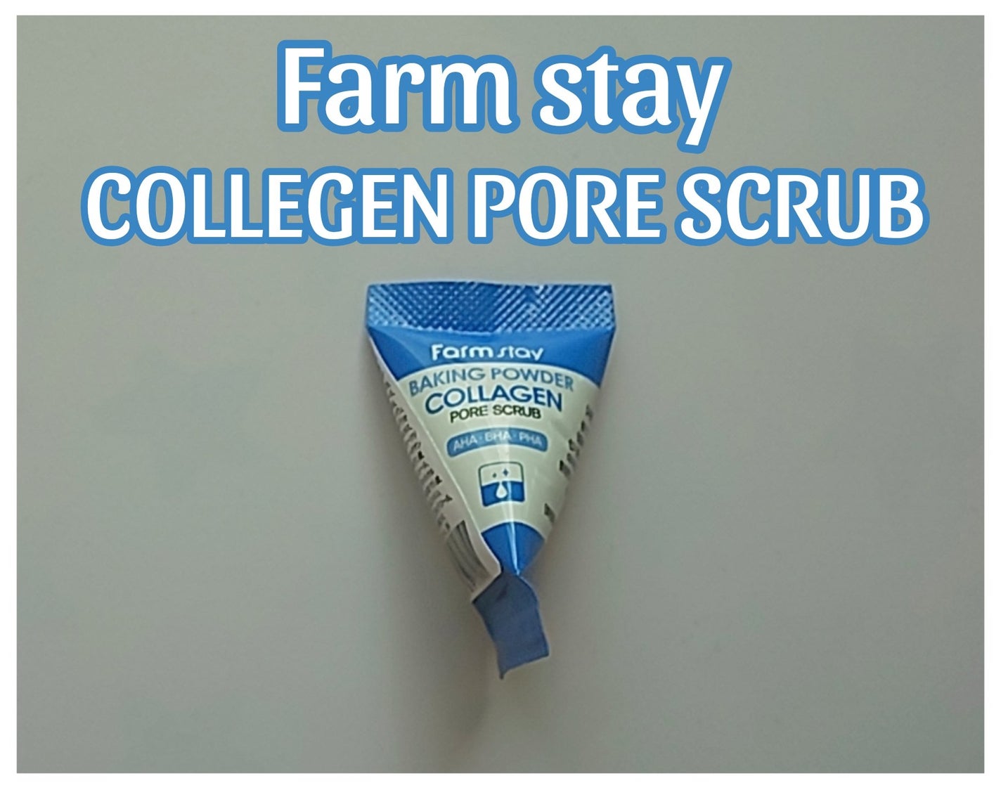 COLLEGEN PORE SCRUB/Farm stay/洗顔パウダーを使ったクチコミ(1枚目)