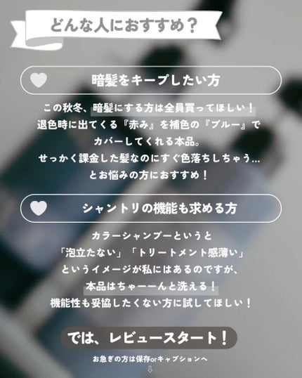 ブルーグロスシャンプー/トリートメント/rasica/市販シャンプーを使ったクチコミ(2枚目)