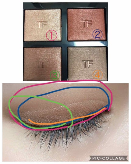 アイ カラー クォード/TOM FORD BEAUTY/アイシャドウパレットを使ったクチコミ(3枚目)