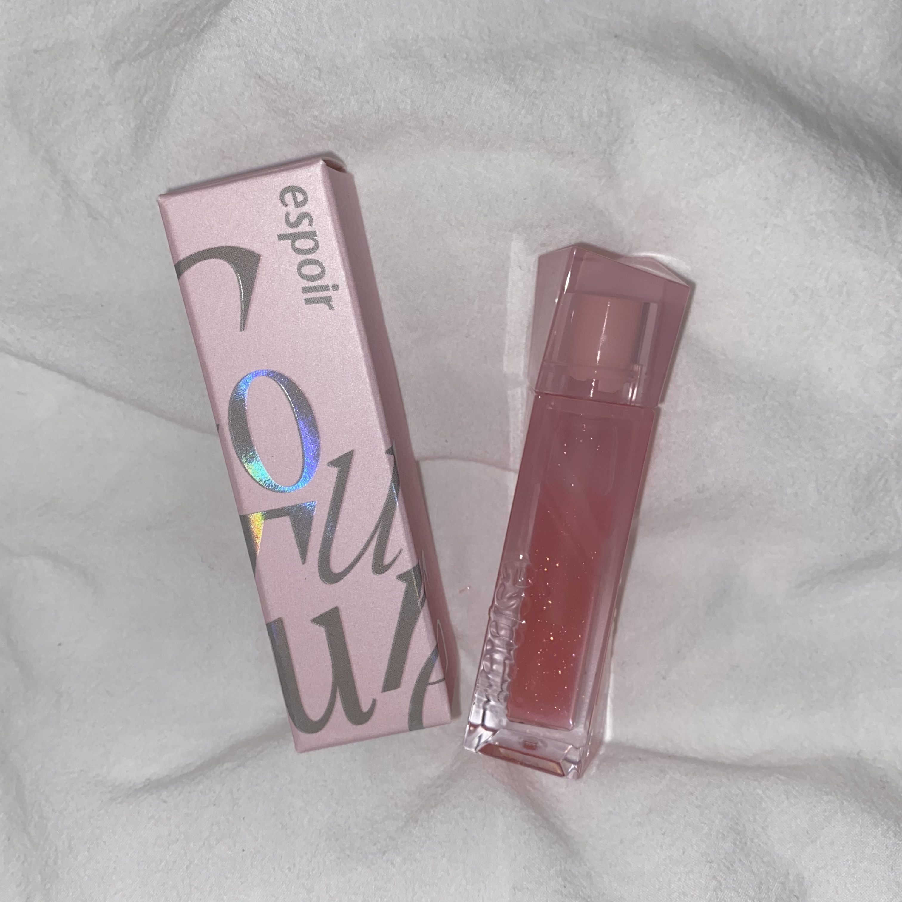 エスポア クチュールリップグロス ロージービーム(Rosy BB Edition)/espoir/リップグロスを使ったクチコミ（1枚目）