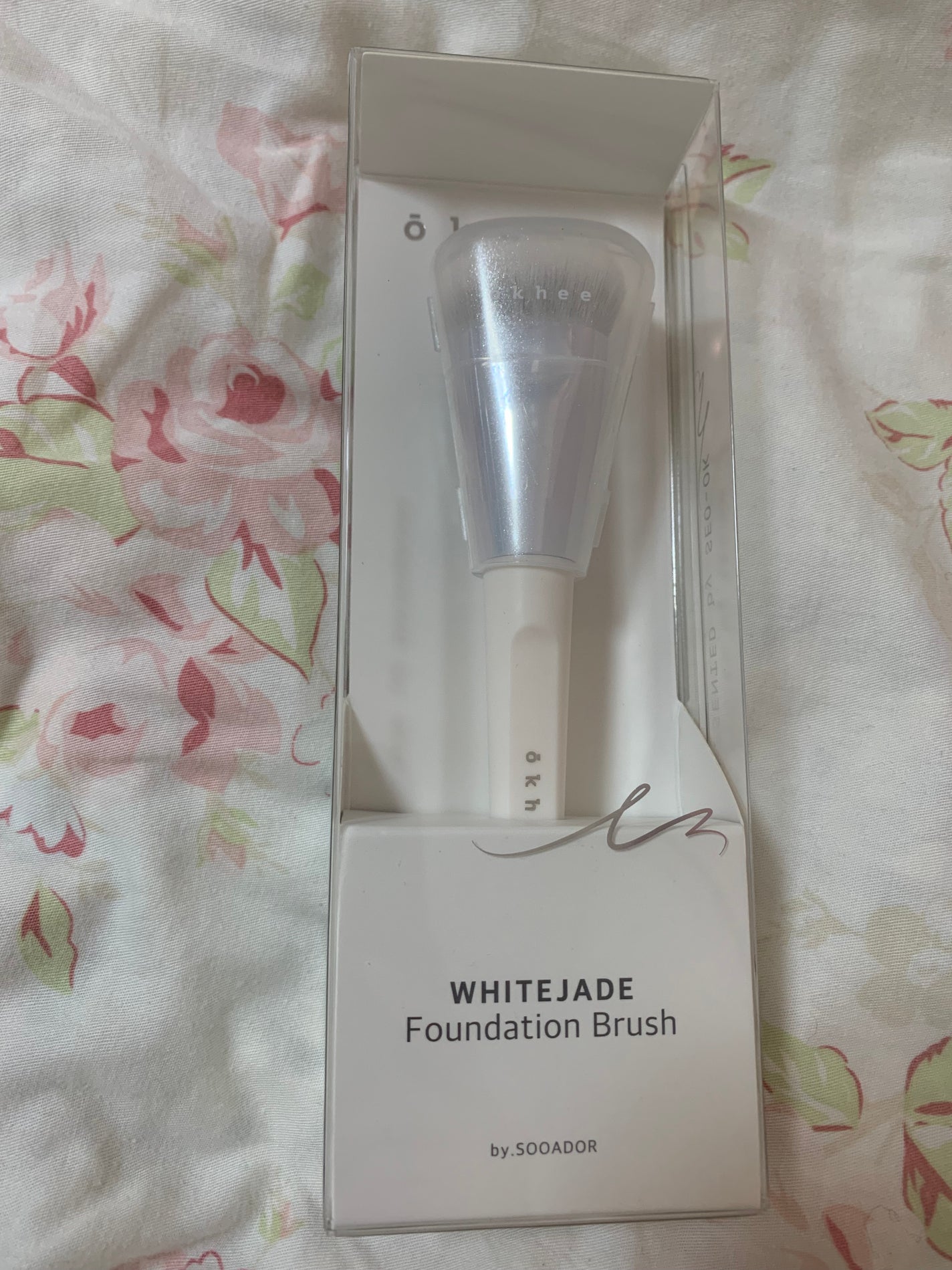 okhee 白玉ファンデーションブラシ/SOOA DOR/メイクブラシを使ったクチコミ(1枚目)