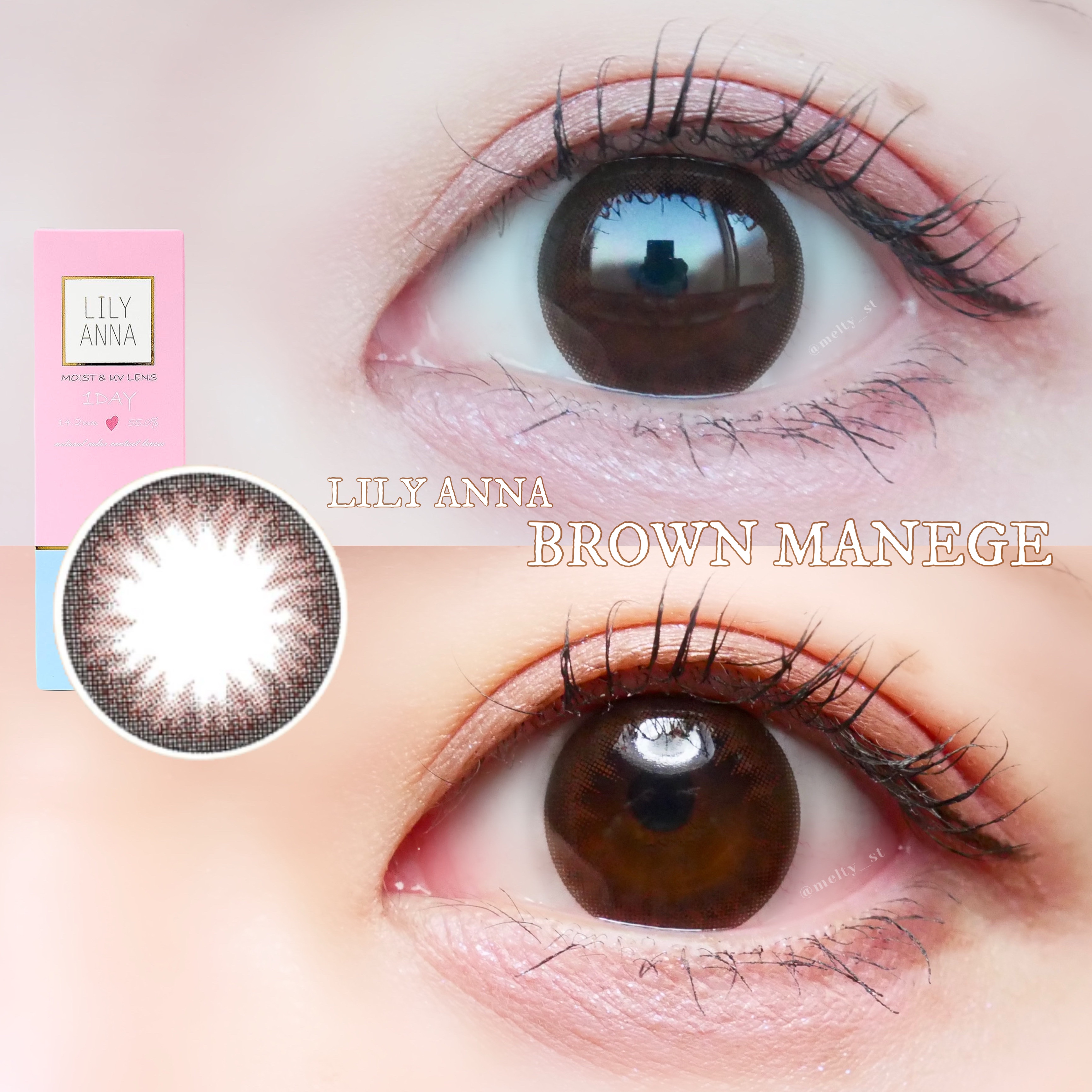 LILY ANNA/LILY ANNA/カラーコンタクトレンズを使ったクチコミ（1枚目）