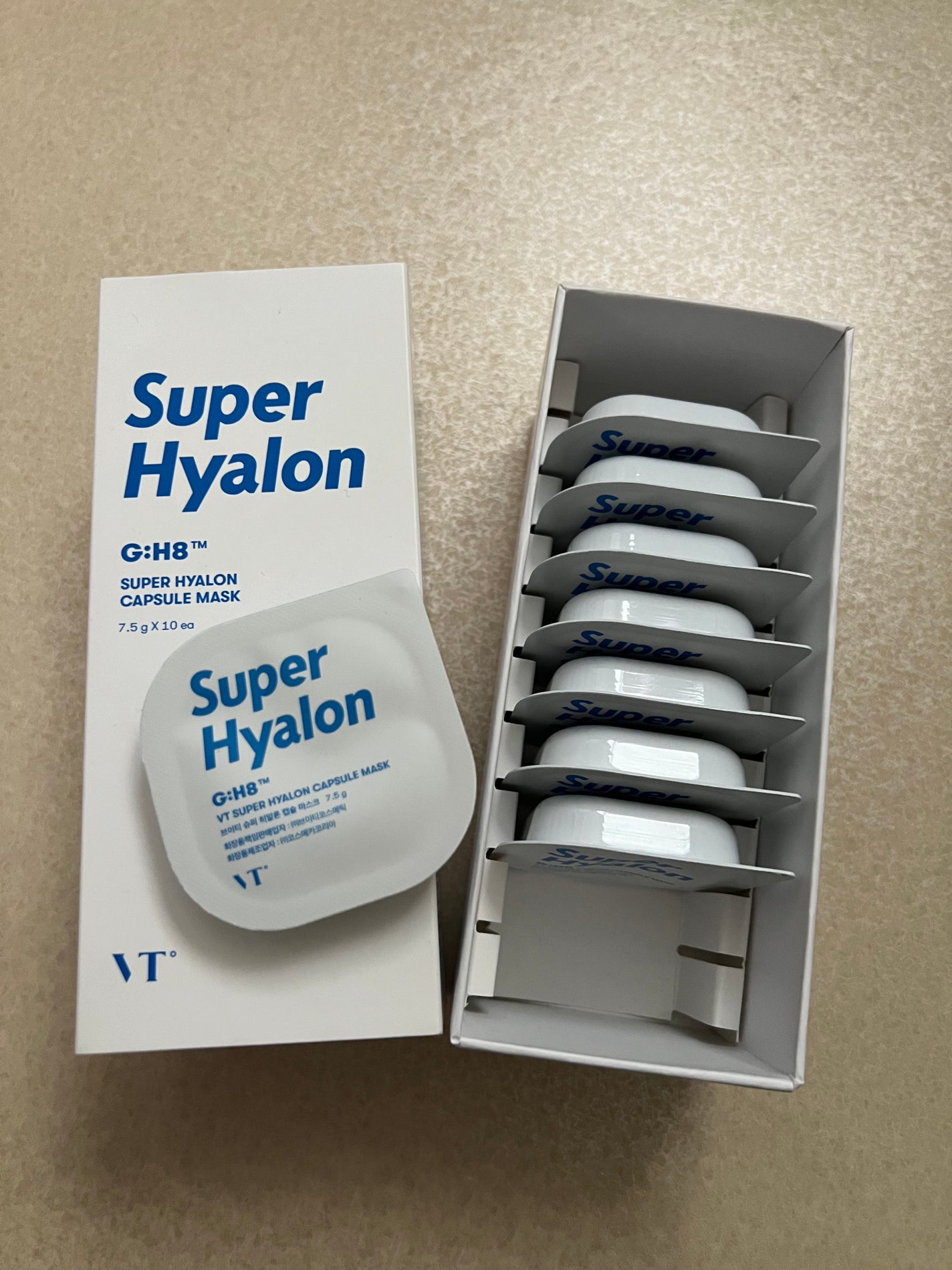 スーパーヒアルロン カプセルマスク/VT/洗い流すパック・マスクを使ったクチコミ(1枚目)