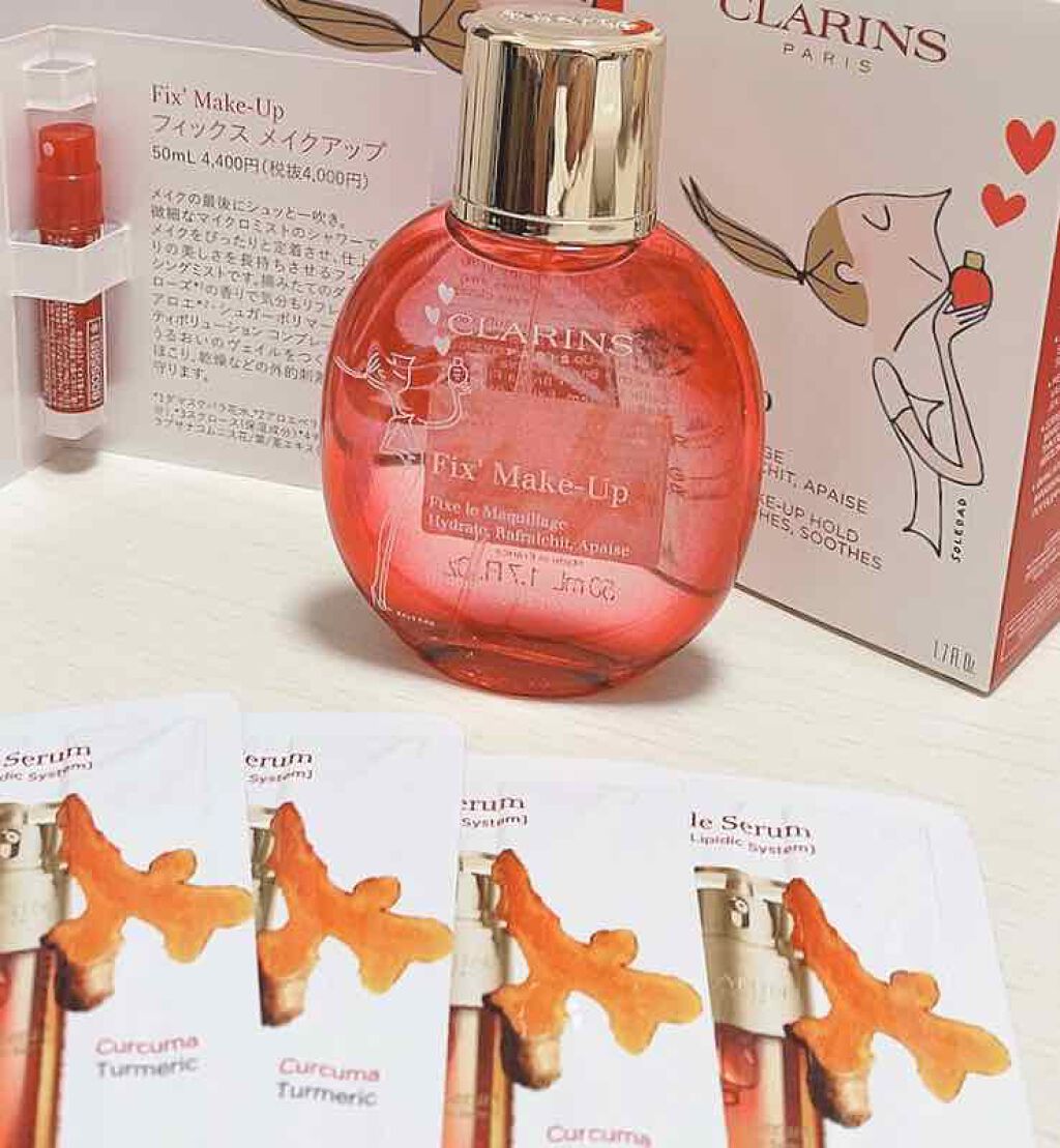 フィックス メイクアップ/CLARINS/ミスト状化粧水を使ったクチコミ（1枚目）