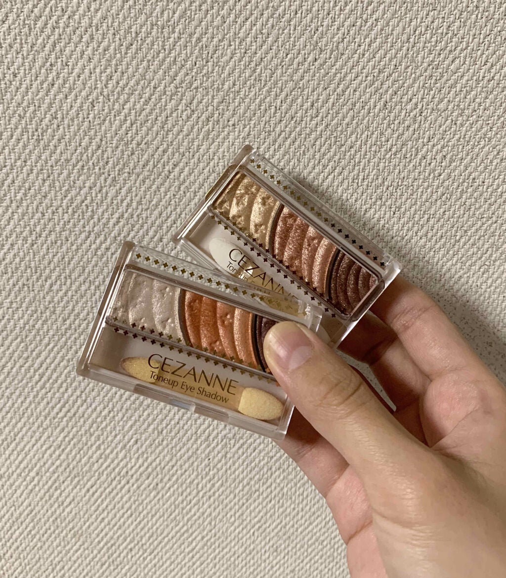 トーンアップアイシャドウ/CEZANNE/アイシャドウパレットを使ったクチコミ(1枚目)