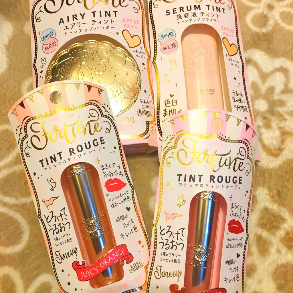 マシュマロティントルージュ/フォーチュン/リップティントを使ったクチコミ(1枚目)