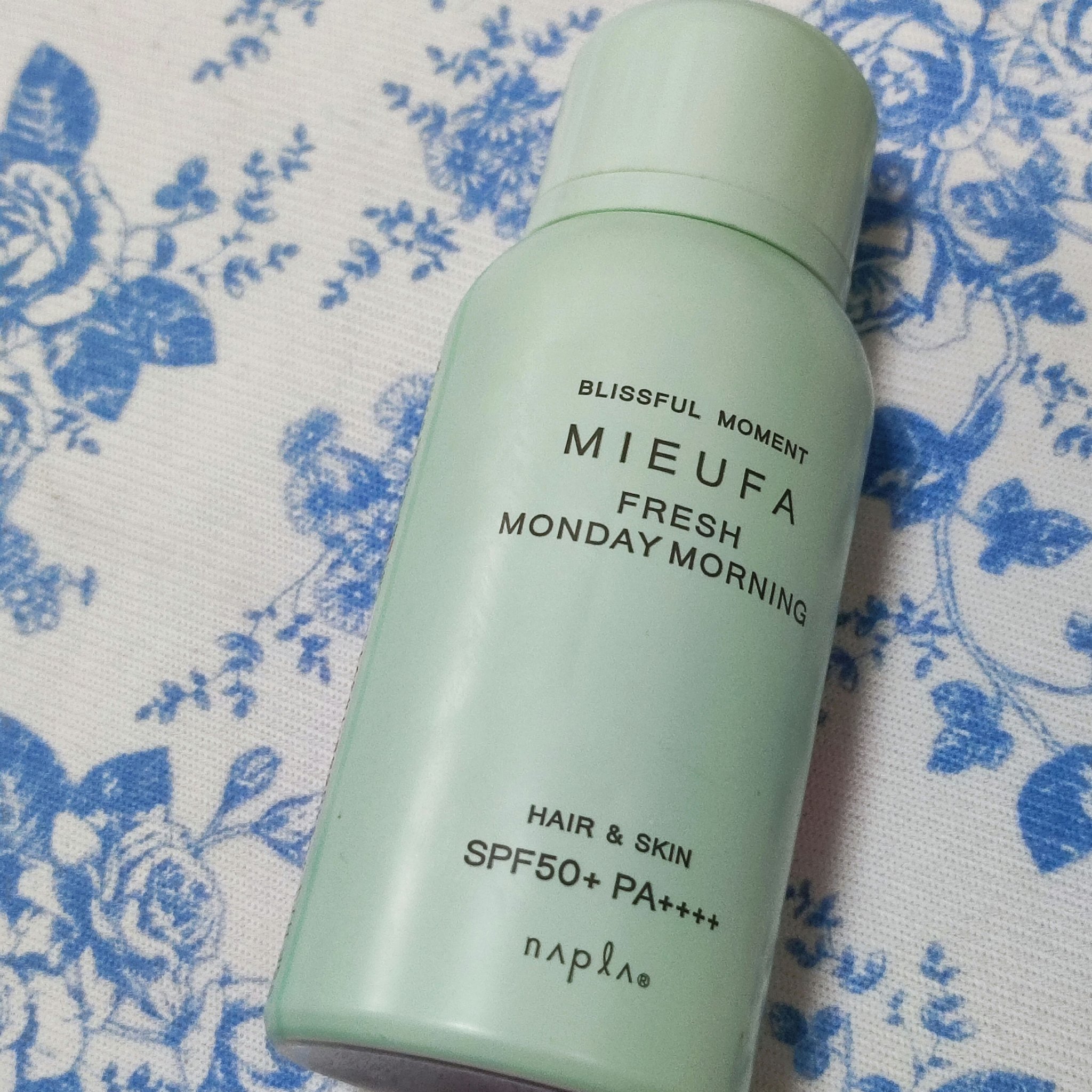 フレグランスUVスプレー　フレッシュマンデーモーニング/MIEUFA/日焼け止めミスト・スプレーを使ったクチコミ（1枚目）