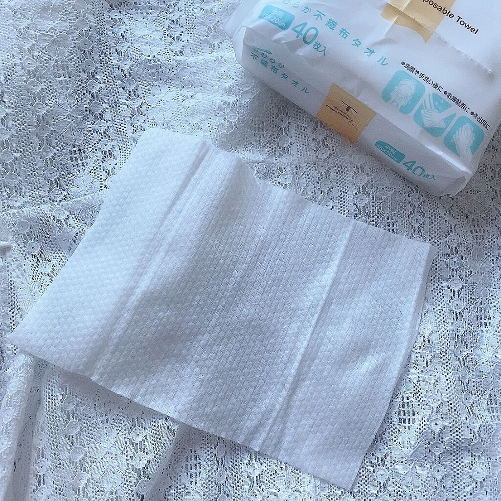 試してみた 使い捨てやわらか不織布タオル Daisoのリアルな口コミ レビュー Lips