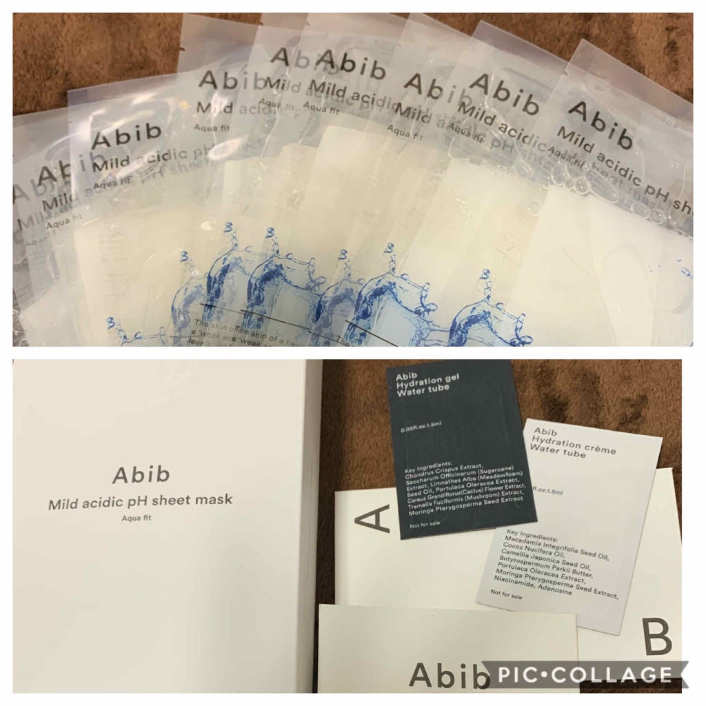 弱酸性pHシートマスク アクアフィット/Abib /シートマスク・パックを使ったクチコミ(1枚目)