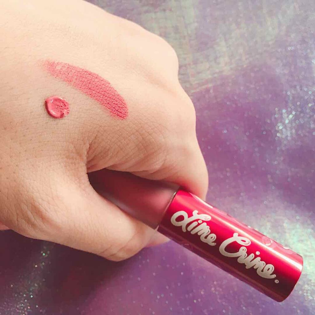 Matte Velvetines/Lime Crime(海外)/口紅を使ったクチコミ（2枚目）