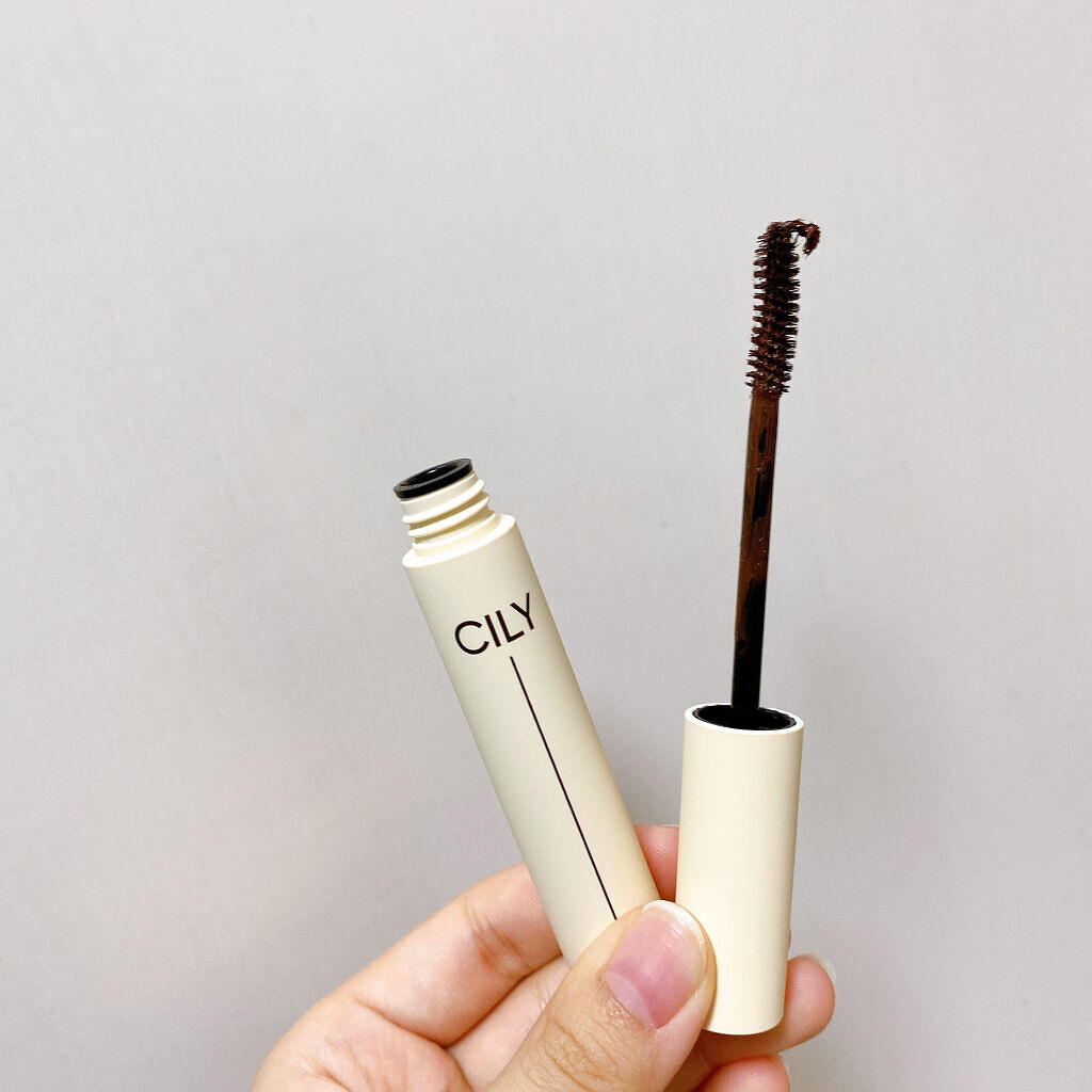 エバーラスティングマスカラ  #JELLY BROWN/CILY/マスカラを使ったクチコミ（2枚目）