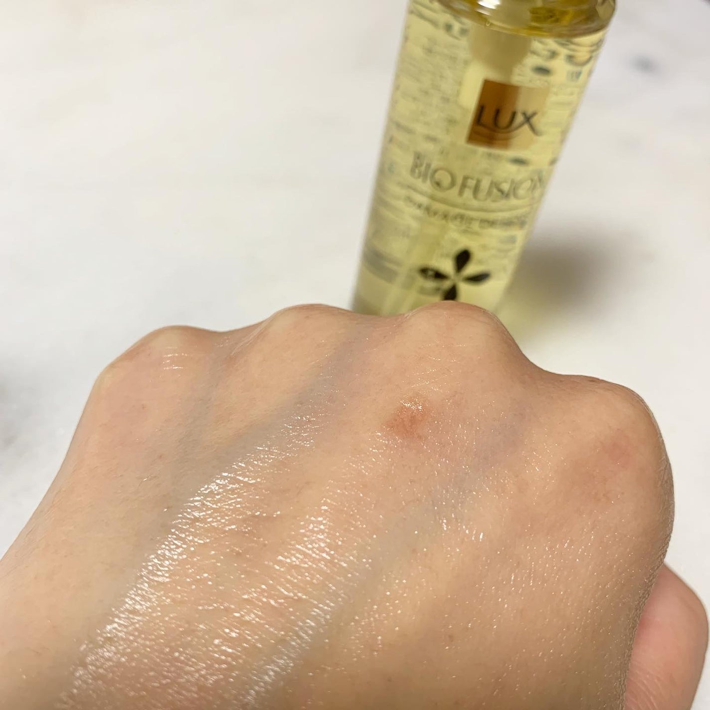 バイオフュージョン バイタルリペア オイル/LUX/ヘアオイルを使ったクチコミ(3枚目)