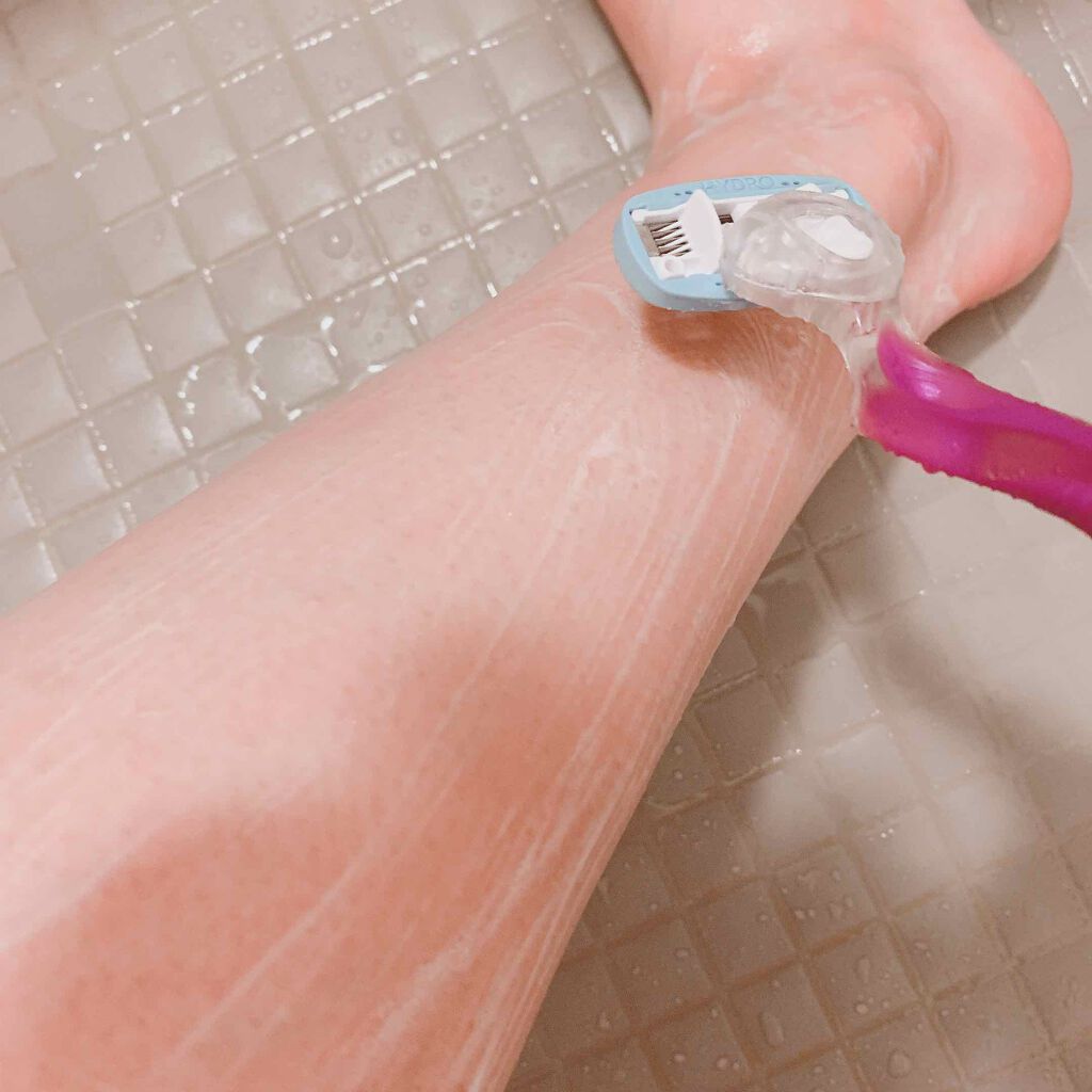 ハイドロシルク ホルダー （刃付き） お試し用/ハイドロシルク/シェーバーを使ったクチコミ（3枚目）