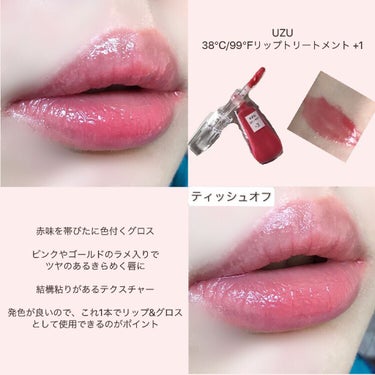 38°c/99°F   LIP COLLECTION BOOK RED edition/宝島社/雑誌を使ったクチコミ（7枚目）