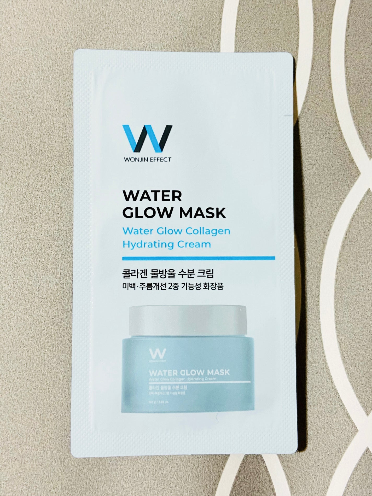 ウォーターグローマスク/WONJIN EFFECT/フェイスクリームを使ったクチコミ(1枚目)