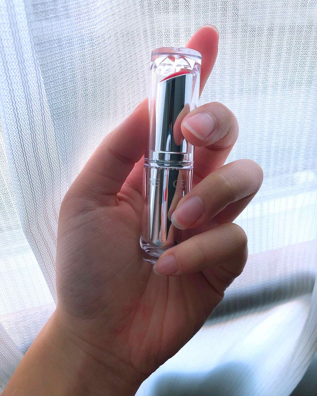 ラスティンググロスリップ/CEZANNE/口紅を使ったクチコミ(1枚目)